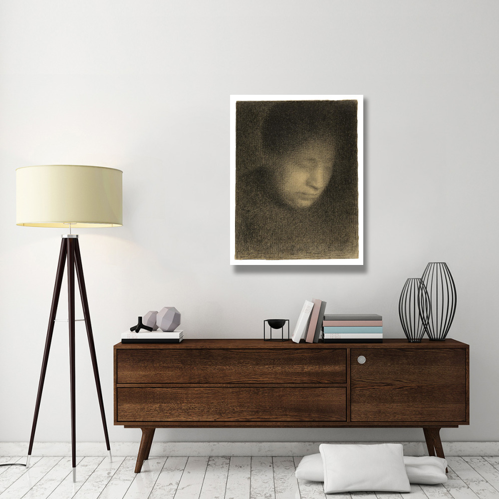 Madame Seurat, the Artists Mother (Madame Seurat, mre)-Paper Art-32&quotx42"