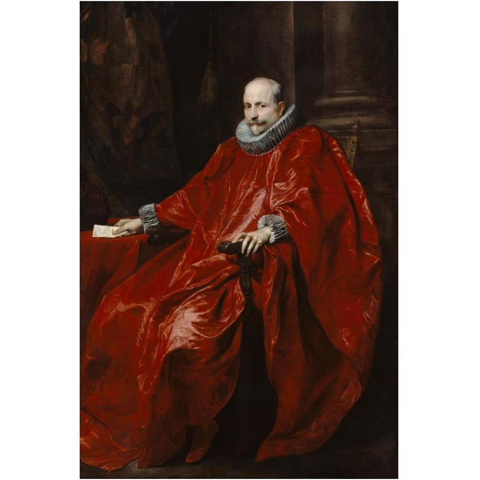 Portrait of Agostino Pallavicini-Paper Art-14&quotx20"