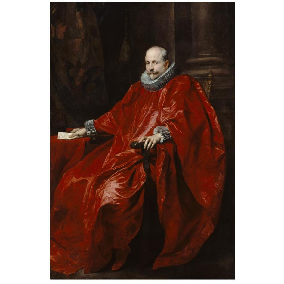 Portrait of Agostino Pallavicini-Paper Art-18&quotx26"