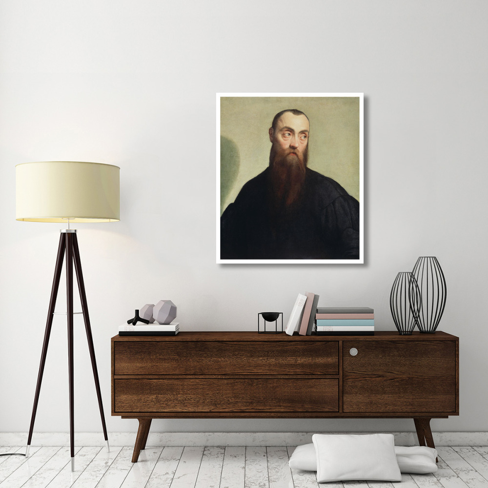 Portrait of a Bearded Man-Paper Art-36&quotx42"