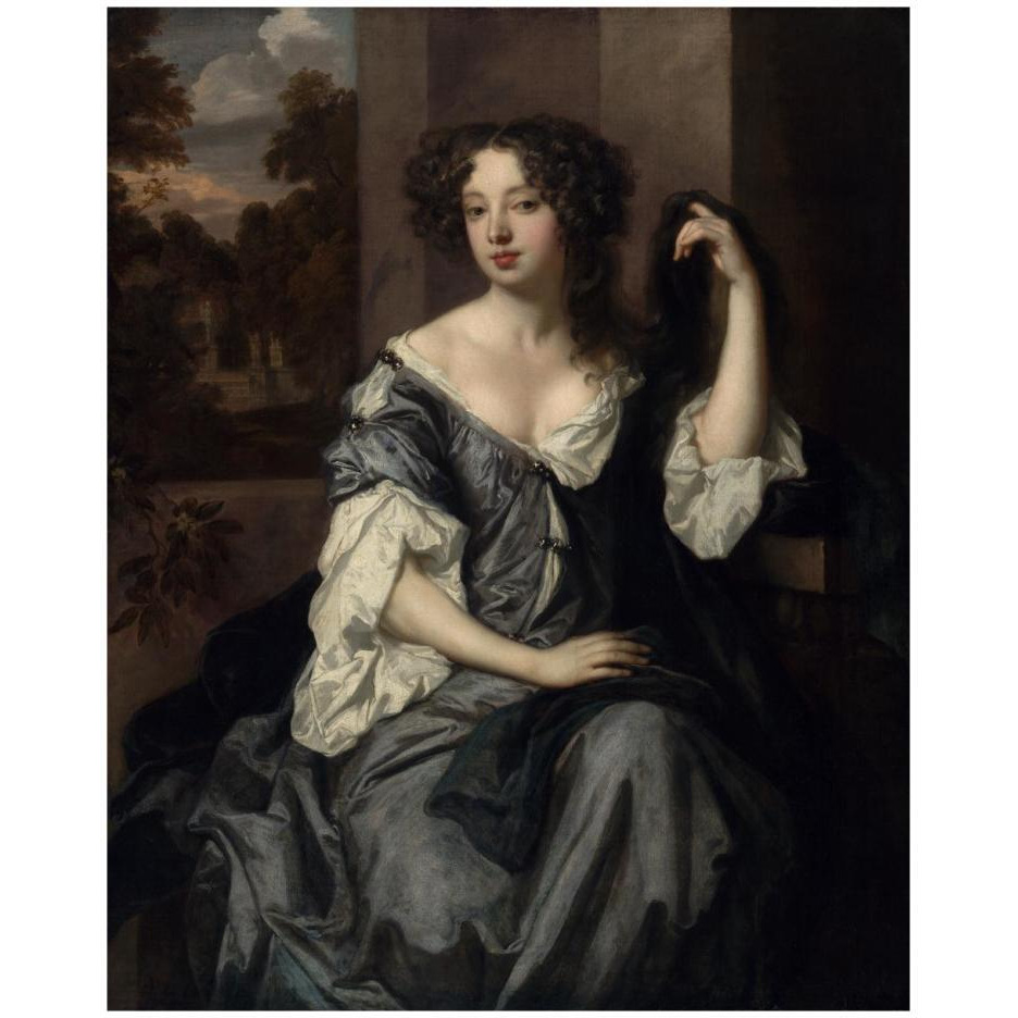 Portrait of Louise de Keroualle, Duchess of Portsmouth-Paper Art-22&quotx26"