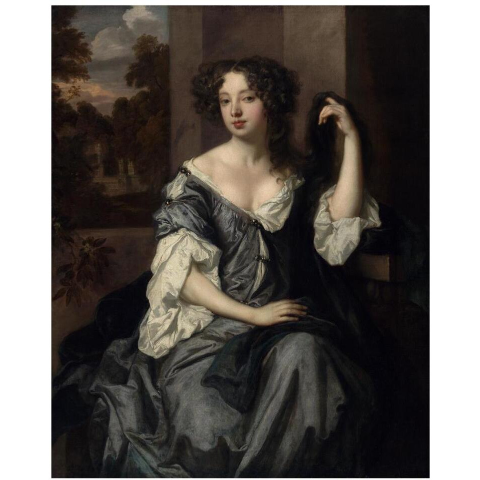 Portrait of Louise de Keroualle, Duchess of Portsmouth-Paper Art-30&quotx37"