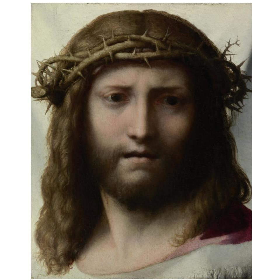 Head of Christ-Paper Art-30&quotx37"