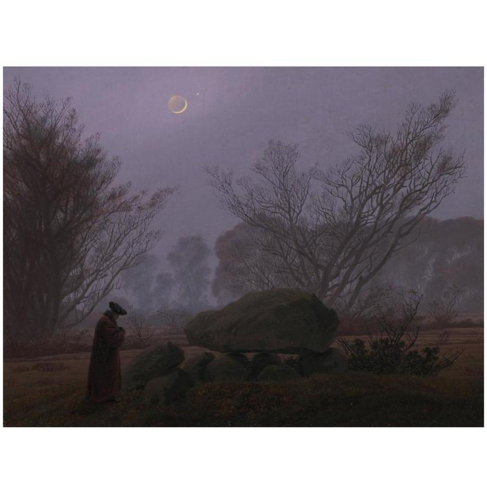 A Walk at Dusk-Paper Art-34&quotx26"