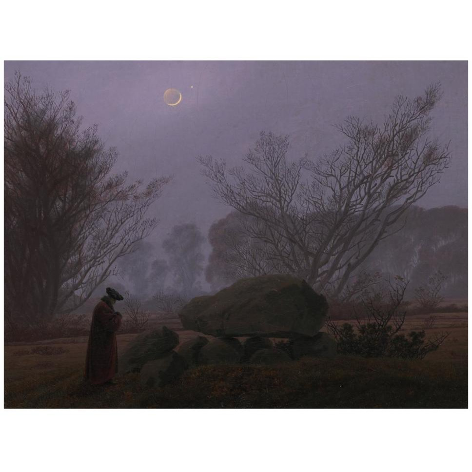 A Walk at Dusk-Paper Art-42&quotx32"