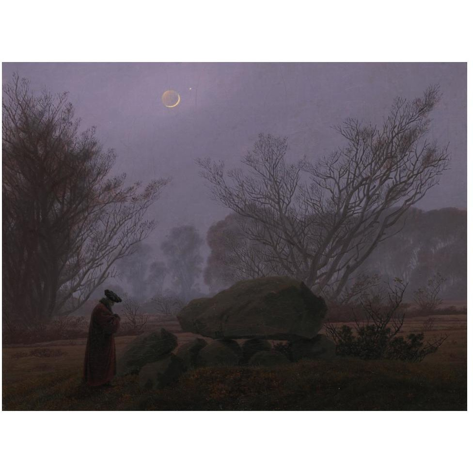 A Walk at Dusk-Paper Art-50&quotx38"