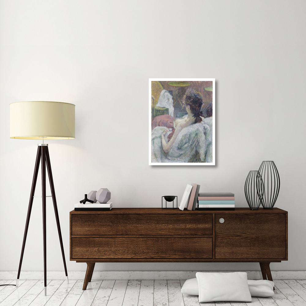 The Model Resting-Paper Art-26&quotx34"