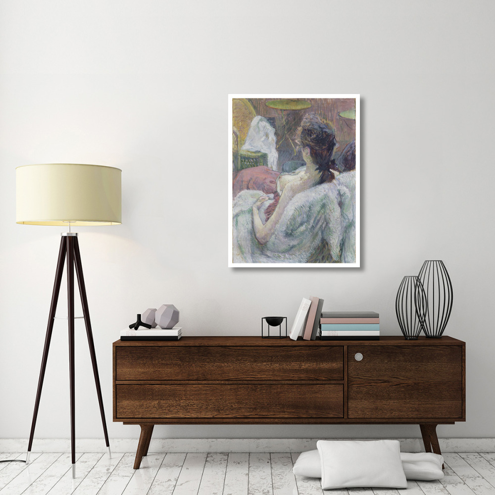The Model Resting-Paper Art-32&quotx42"