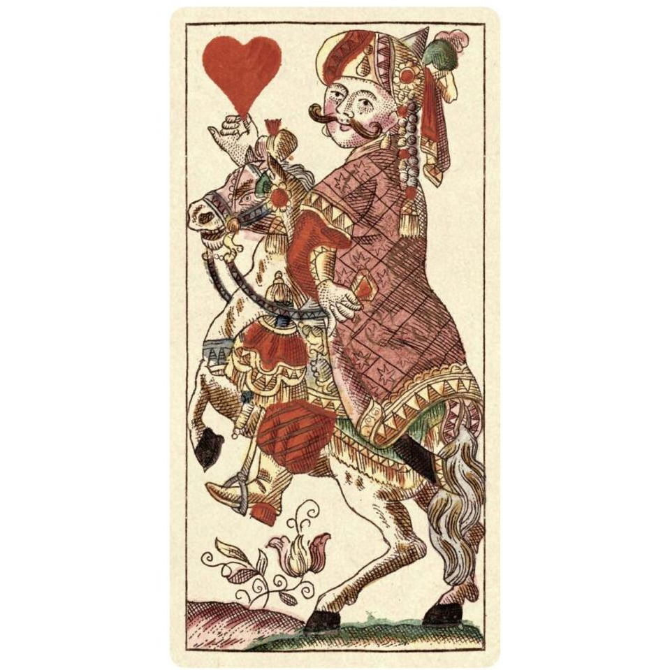 Knight of Hearts (Bauern Hochzeit Deck)-Paper Art-20&quotx38"