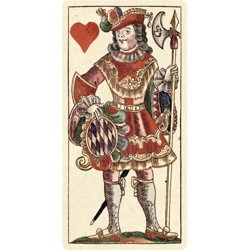 Knave of Hearts (Bauern Hochzeit Deck)-Paper Art-32&quotx62"