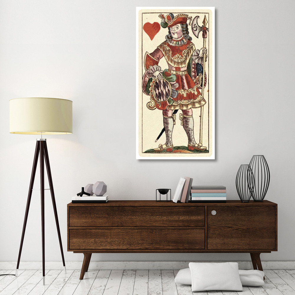 Knave of Hearts (Bauern Hochzeit Deck)-Paper Art-32&quotx62"