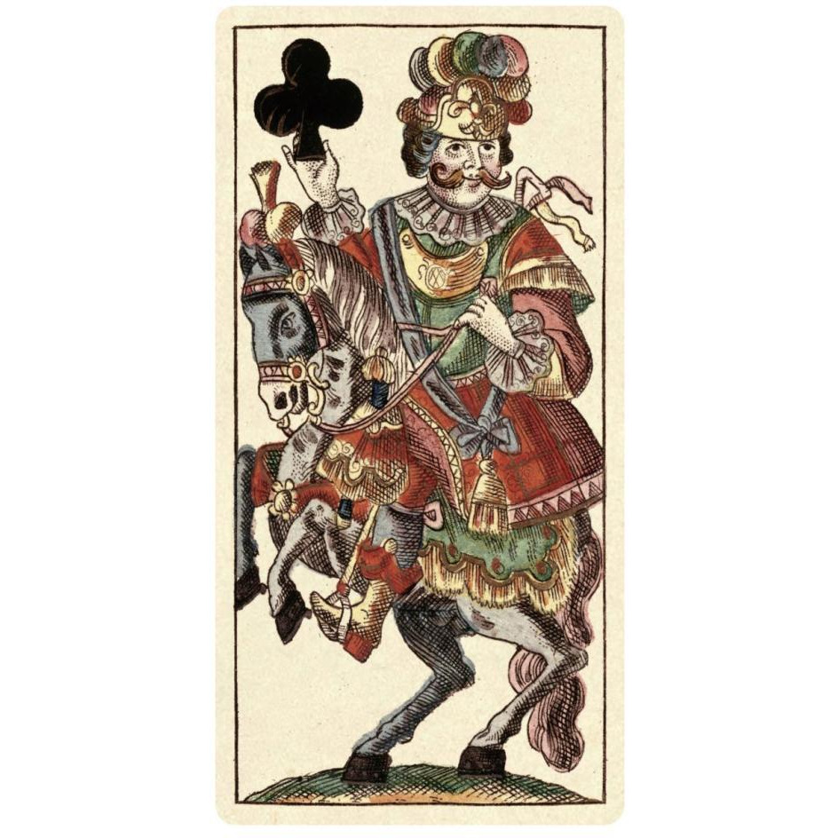 Knight of Clubs (Bauern Hochzeit Deck)-Paper Art-14&quotx26"