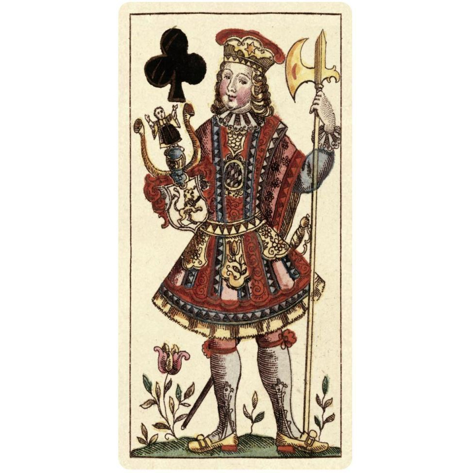 Knave of Clubs (Bauern Hochzeit Deck)-Paper Art-26&quotx50"