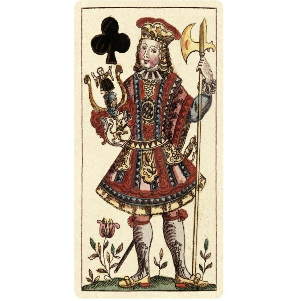 Knave of Clubs (Bauern Hochzeit Deck)-Paper Art-32&quotx62"