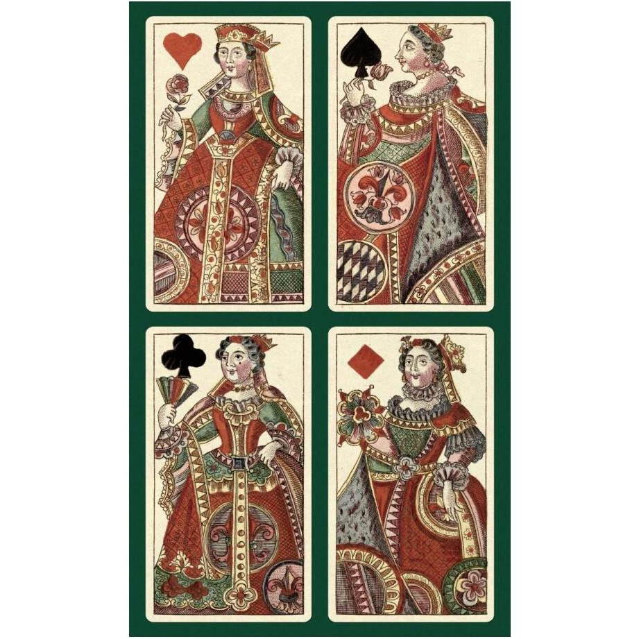 Queens (Bauern Hochzeit Deck)-Paper Art-15&quotx24"