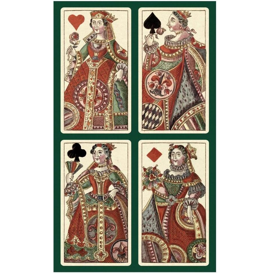 Queens (Bauern Hochzeit Deck)-Paper Art-24&quotx38"