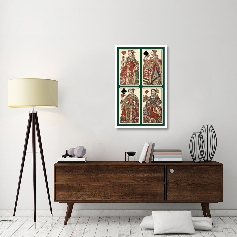Queens (Bauern Hochzeit Deck)-Paper Art-26&quotx42"