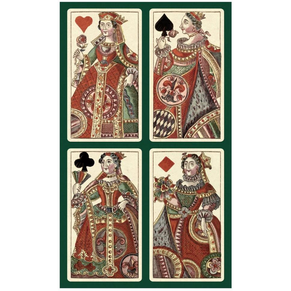 Queens (Bauern Hochzeit Deck)-Paper Art-28&quotx46"