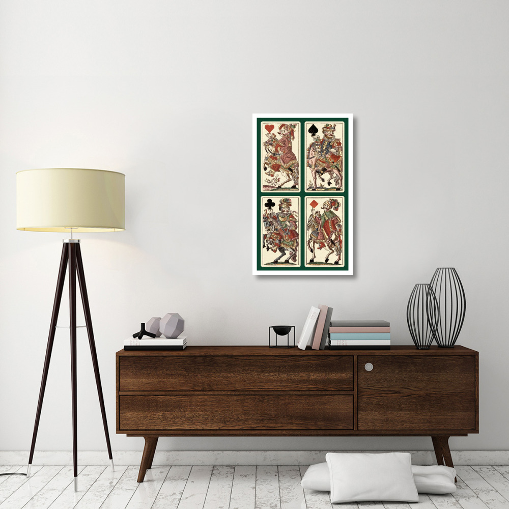 Knights (Bauern Hochzeit Deck)-Paper Art-24&quotx38"