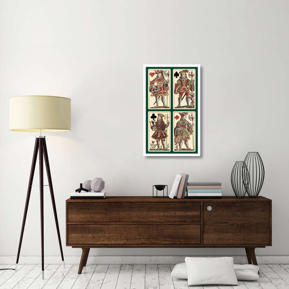Knaves (Bauern Hochzeit Deck)-Paper Art-24&quotx38"