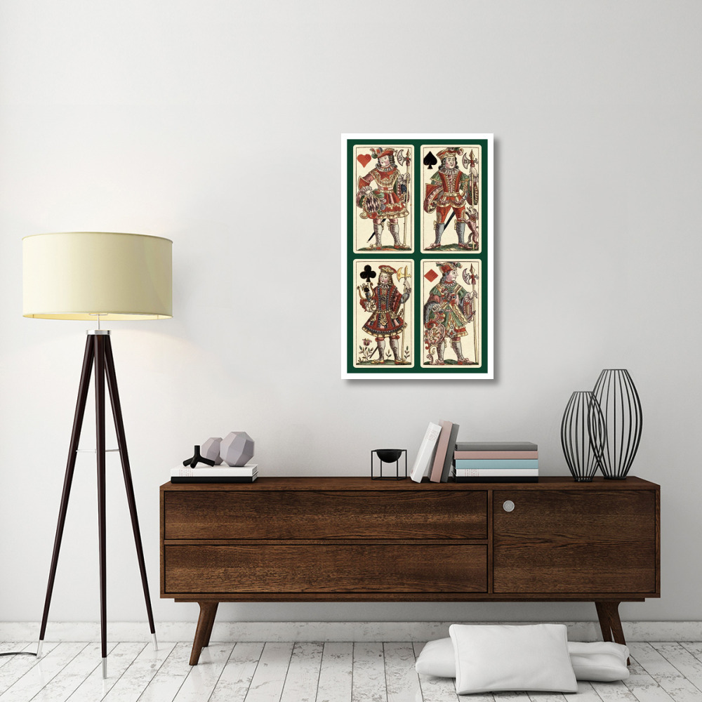 Knaves (Bauern Hochzeit Deck)-Paper Art-26&quotx42"