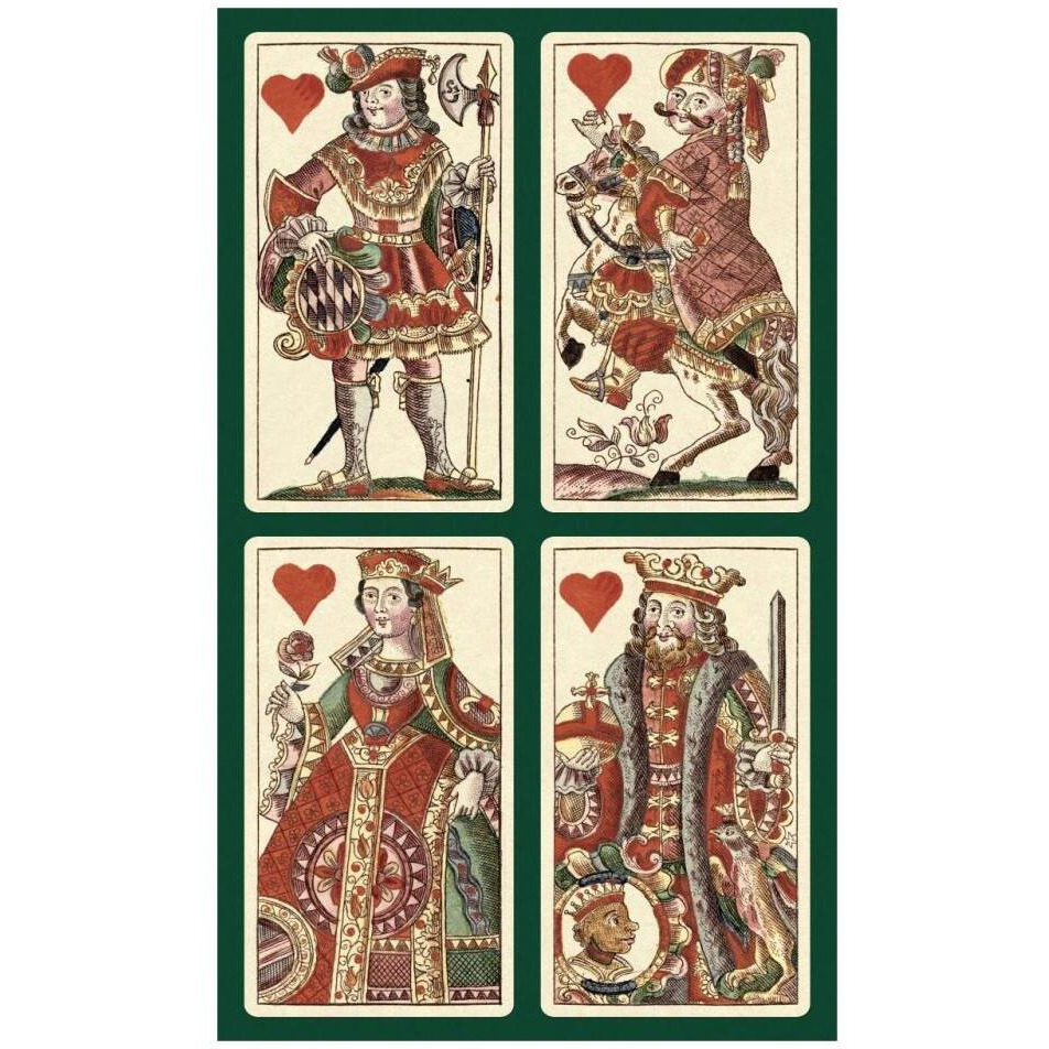 Hearts (Bauern Hochzeit Deck)-Paper Art-20&quotx32"