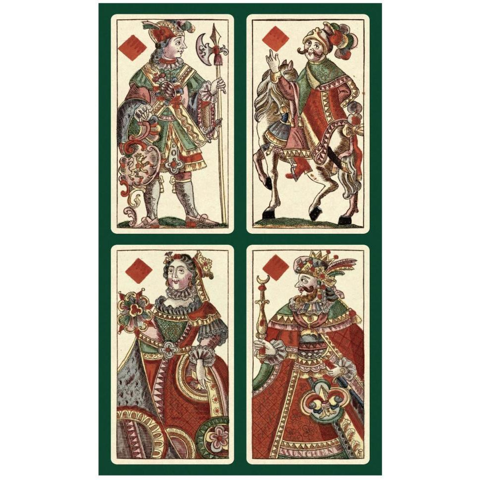 Diamonds (Bauern Hochzeit Deck)-Paper Art-28&quotx46"
