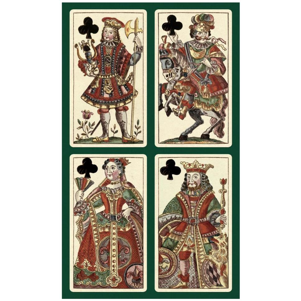 Clubs (Bauern Hochzeit Deck)-Paper Art-26&quotx42"
