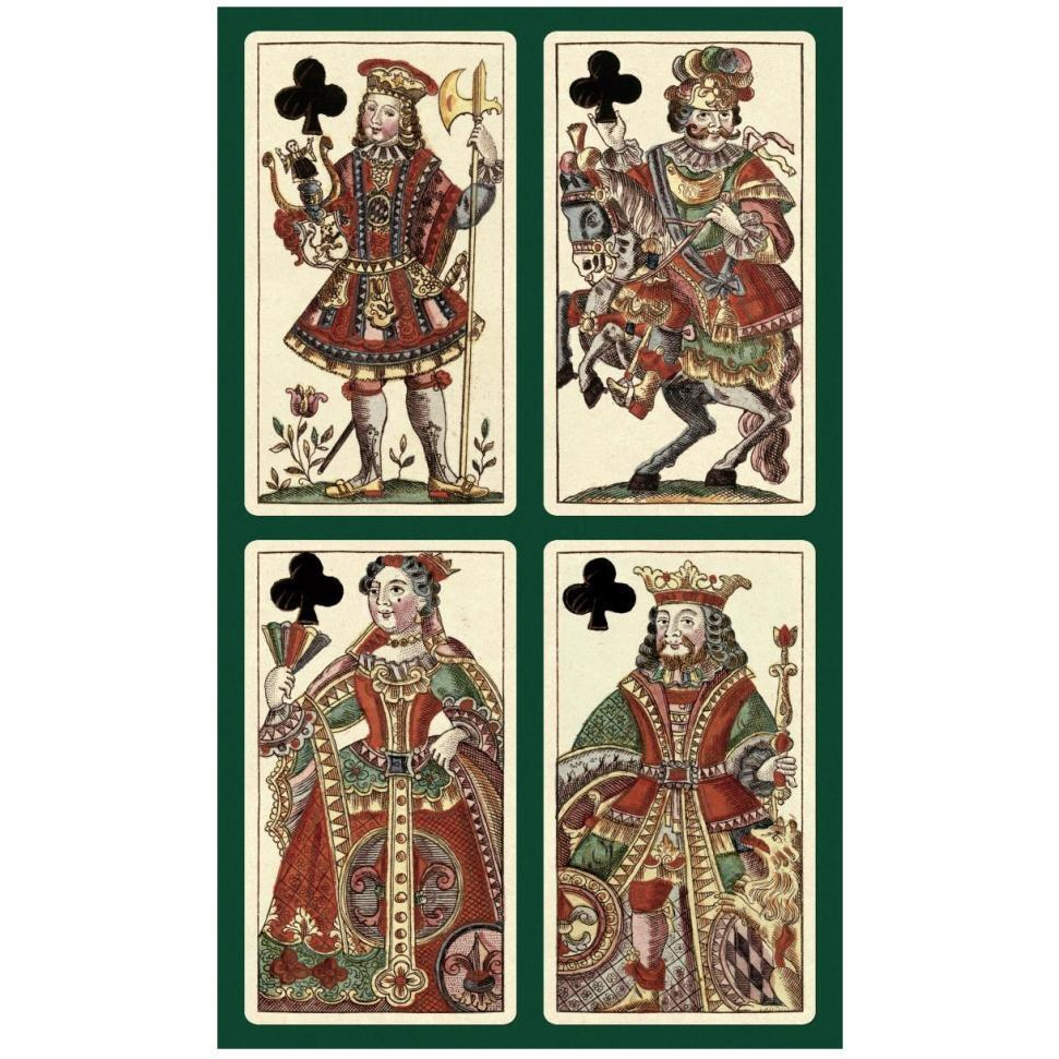 Clubs (Bauern Hochzeit Deck)-Paper Art-28&quotx46"