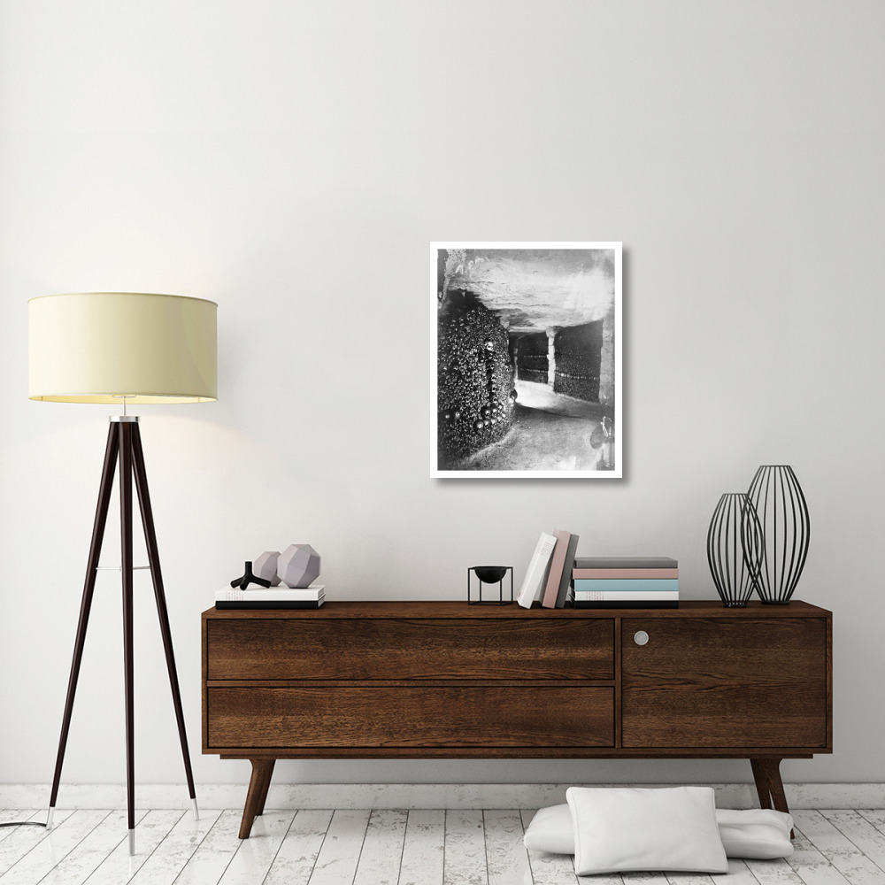 Paris, 1861 - View in the Catacombs-Paper Art-26&quotx32"