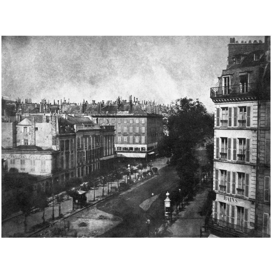The Boulevards of Paris, May 1843-Paper Art-18&quotx14"
