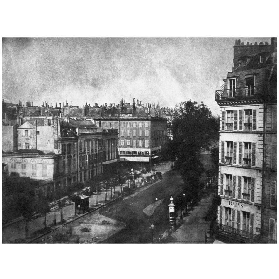 The Boulevards of Paris, May 1843-Paper Art-32&quotx25"