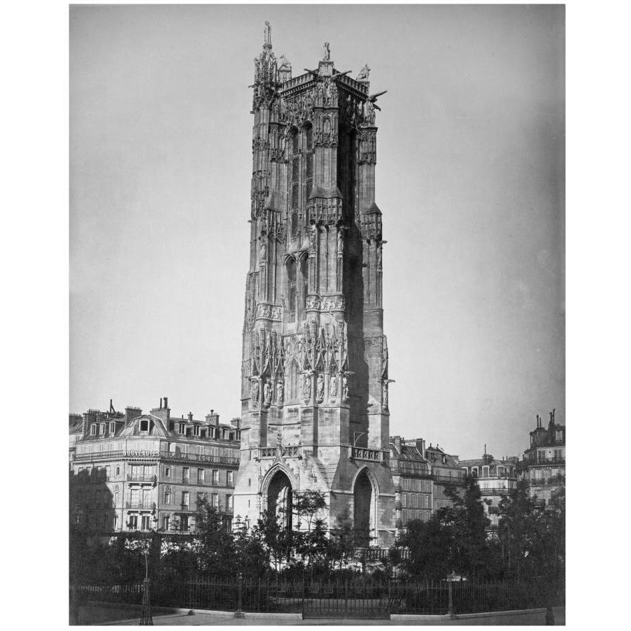 Paris, 1857-1859 - The Tour St. Jacques-Paper Art-15&quotx18"