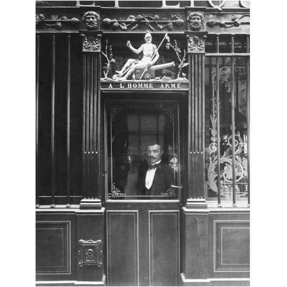 Paris, 1900 - Restaurant, rue des Blancs Manteaux-Paper Art-19&quotx24"