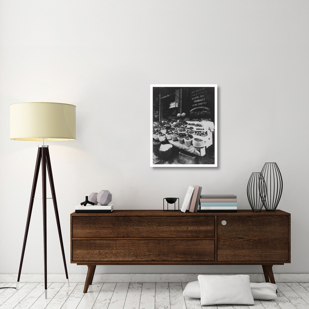 Paris, 1908-1912 - Produce Display, rue Sainte-Opportune-Paper Art-26&quotx32"