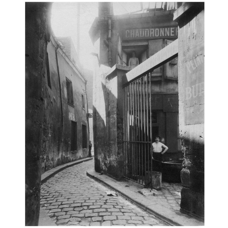 Paris, 1911 - Metalworker's Shop, passage de la Runion-Paper Art-15&quotx18"
