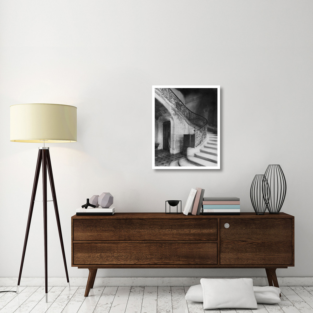Paris, 1900 - Staircase, Htel de Brinvilliers, rue Charles V-Paper Art-26&quotx32"
