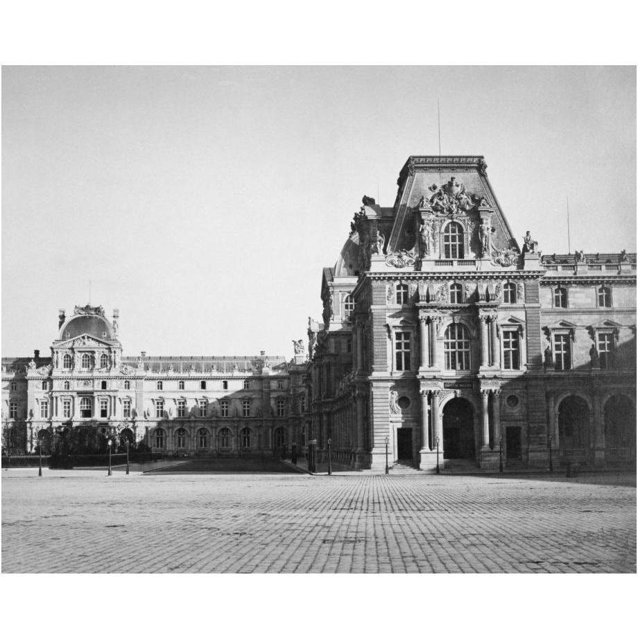 Paris, 1859 - Mollien Pavilion, the Louvre-Paper Art-24&quotx20"