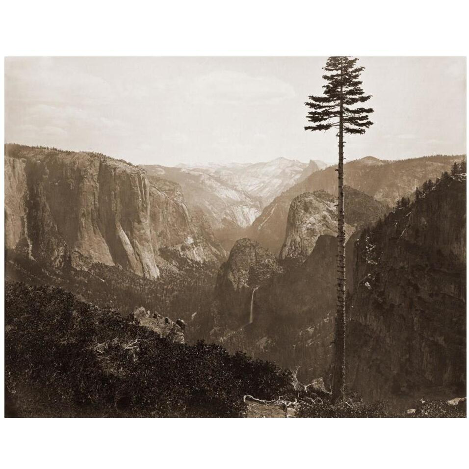 Yosemite Valley from the Best General View, 1866-Paper Art-18&quotx14"