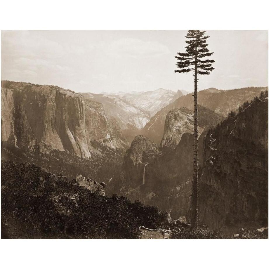 Yosemite Valley from the Best General View, 1866-Paper Art-24&quotx19"