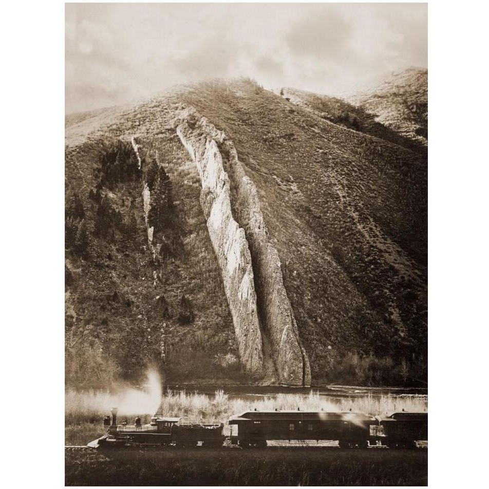 The Devil's Slide, Utah, 1873-1874-Paper Art-14&quotx18"