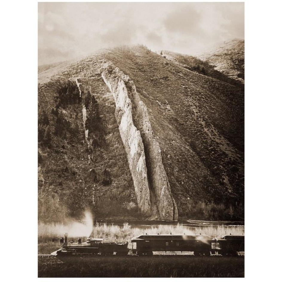 The Devil's Slide, Utah, 1873-1874-Paper Art-20&quotx26"