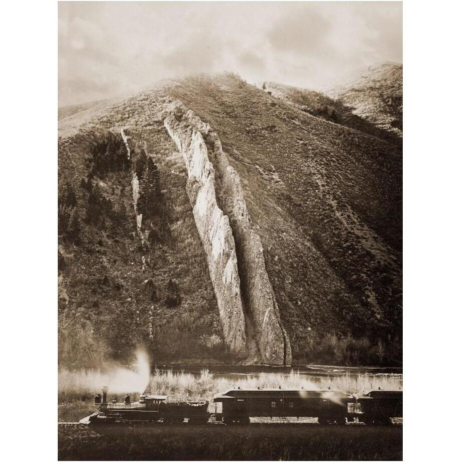 The Devil's Slide, Utah, 1873-1874-Paper Art-19&quotx24"