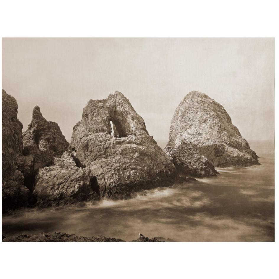 Sugarloaf Islands at Fisherman's Bay, Farallon Islands, San Francisco, California, 1869-Paper Art-26&quotx20"