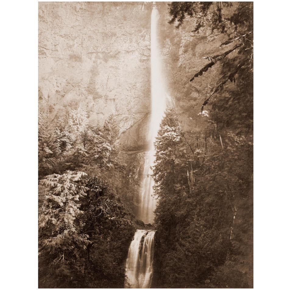 Multnomah Falls, Columbia River, Oregon, 2500 feet., 1867-Paper Art-14&quotx18"