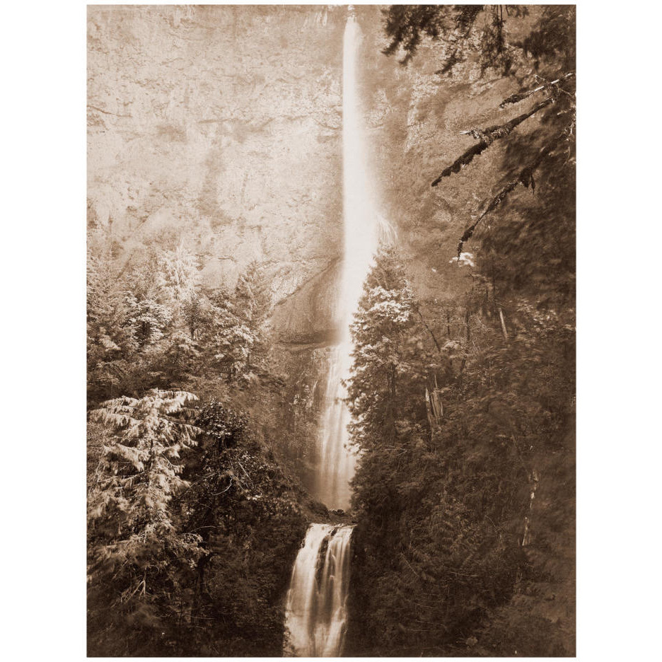 Multnomah Falls, Columbia River, Oregon, 2500 feet., 1867-Paper Art-20&quotx26"