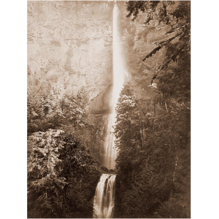 Multnomah Falls, Columbia River, Oregon, 2500 feet., 1867-Paper Art-19&quotx24"