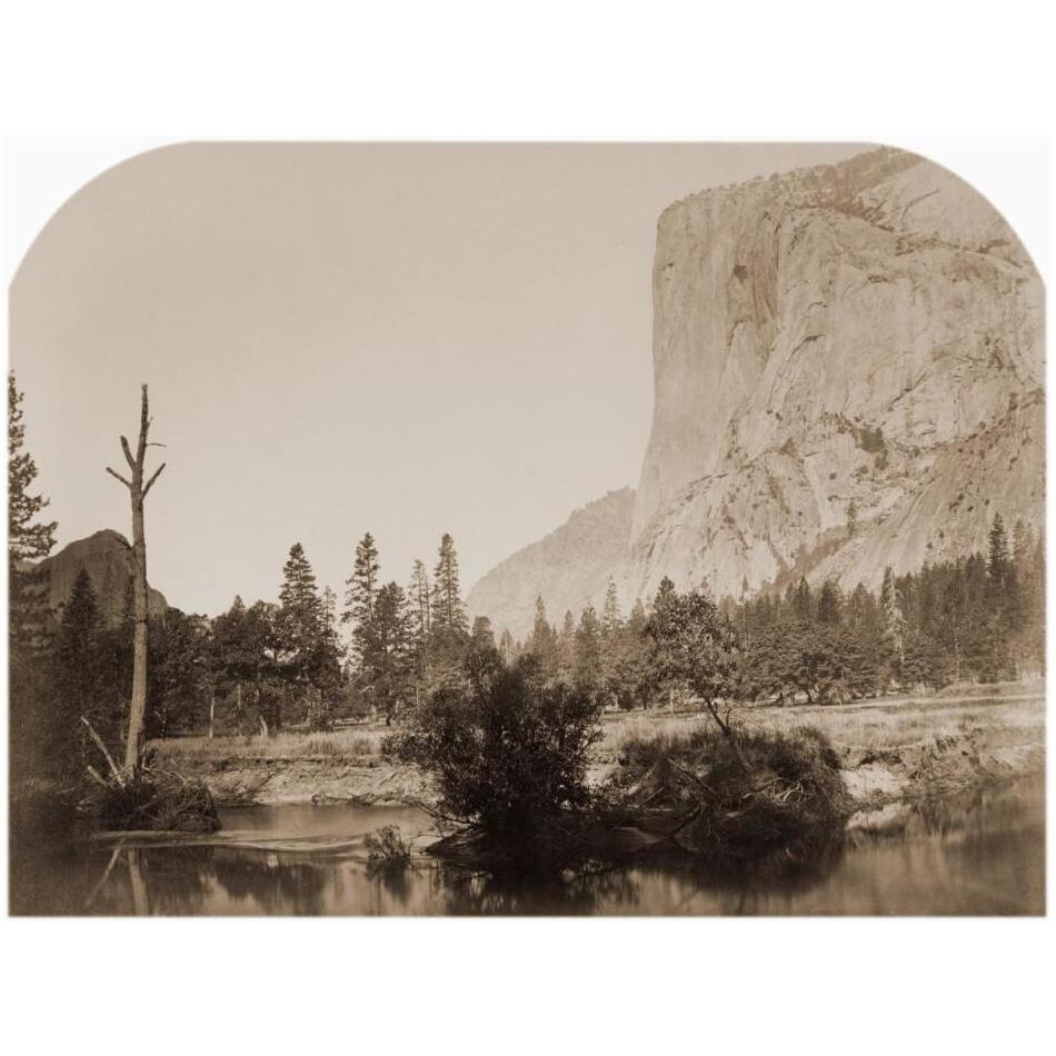 Tutucanula - El Capitan 3600 ft. Yosemite, California, 1861-Paper Art-18&quotx14"