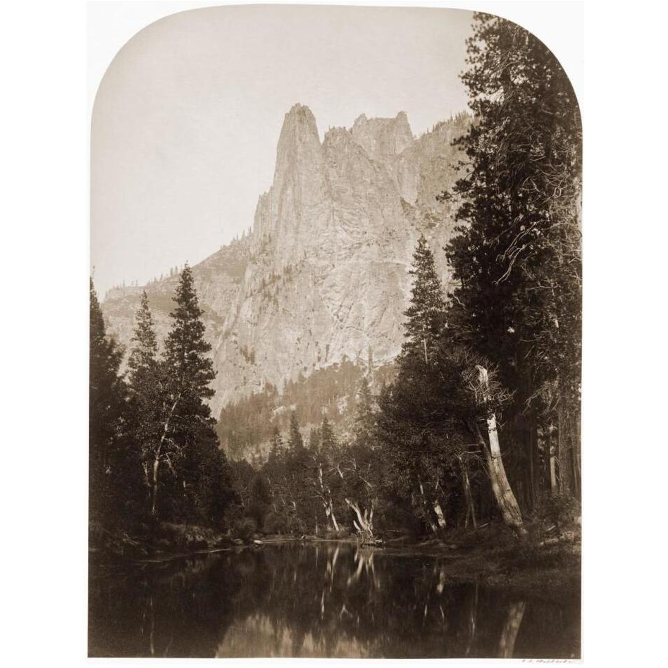 Sentinel (View of the Valley) 3270 ft. Yosemite, California, 1861-Paper Art-14&quotx18"
