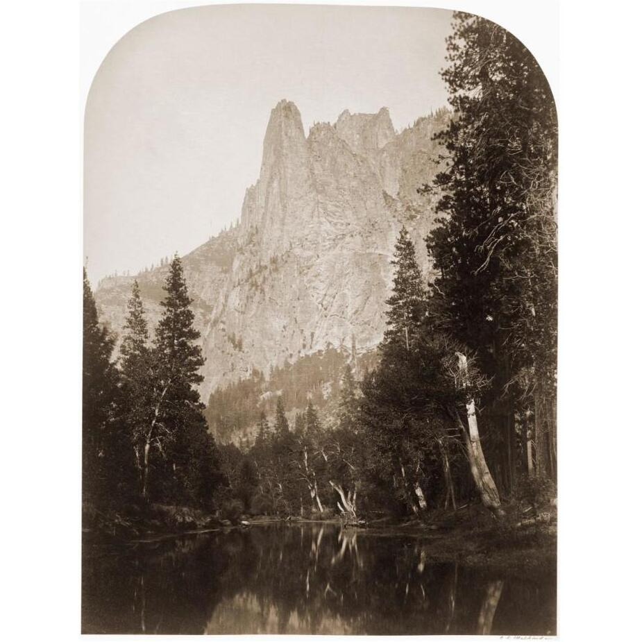 Sentinel (View of the Valley) 3270 ft. Yosemite, California, 1861-Paper Art-20&quotx26"